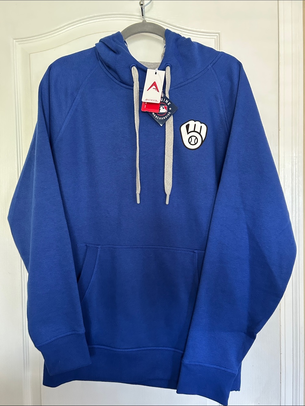 Milwaukee Brewers Antigua Victory Pullover Hoodie, Men’s Medium, NWT